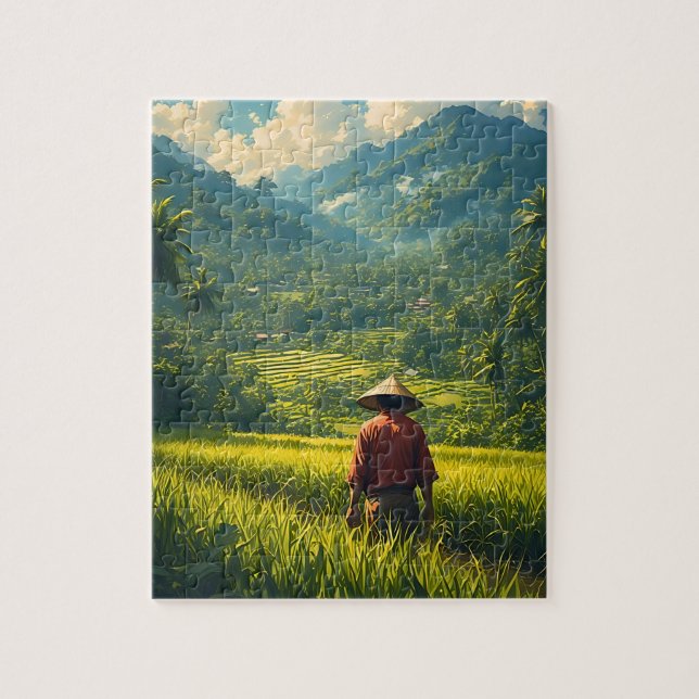 A Peaceful Harvest Jigsaw Puzzle (Vertical)