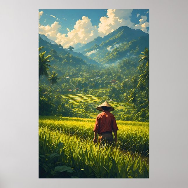 A Peaceful Harvest Poster (Front)