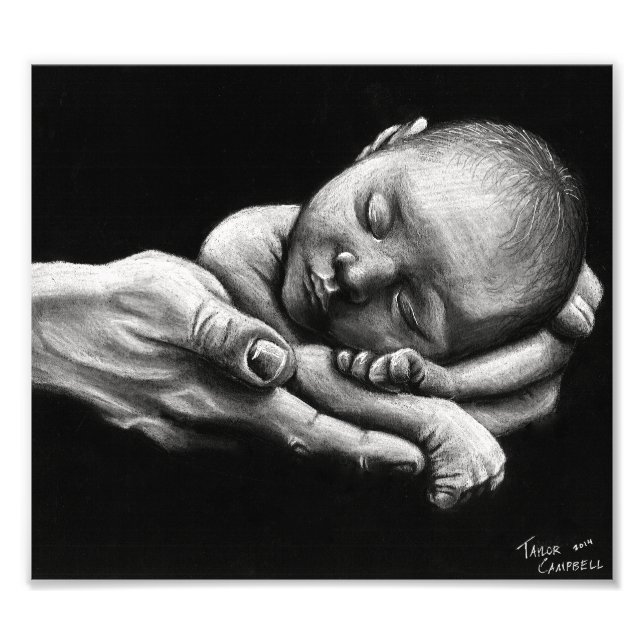 A Peaceful Sleep Photo Print (Front)