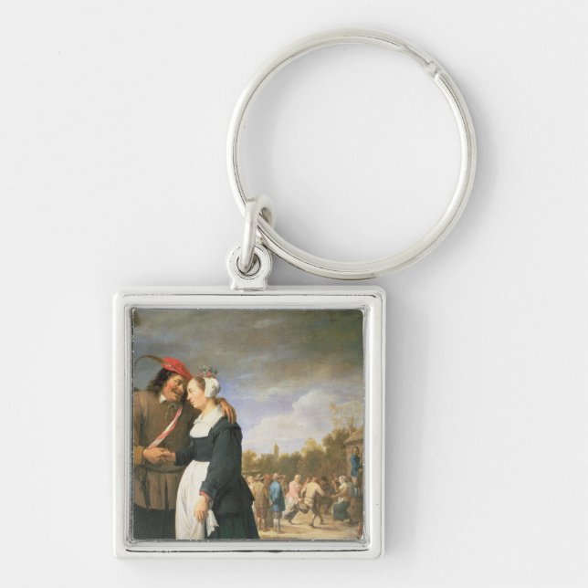 A Peasant Wedding, 1648 Key Ring (Front)