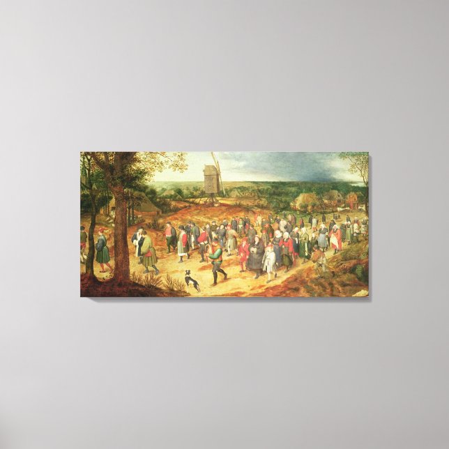 A Peasant Wedding Canvas Print (Front)