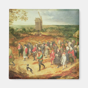A Peasant Wedding Magnet