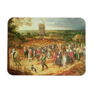 A Peasant Wedding Magnet