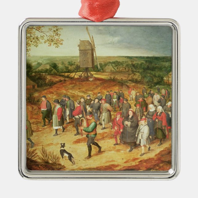 A Peasant Wedding Metal Tree Decoration (Front)