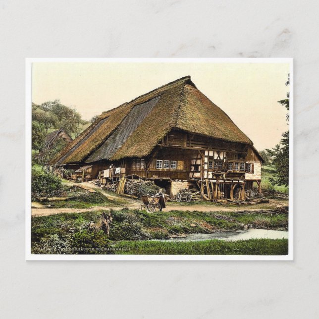 A Peasant's house, Black Forest, Baden, Germany ra Postcard (Front)