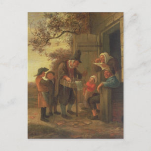 A Pedlar selling Spectacles Postcard
