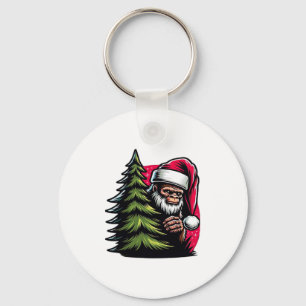 A Peek-A-Boo Christmas Key Ring
