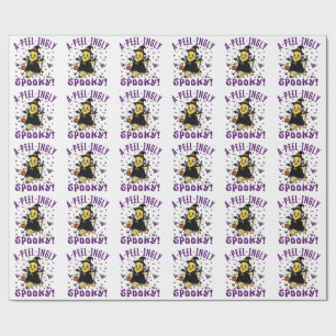 A-peel-ingly Spooky Halloween Banana Design Wrapping Paper