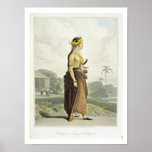 A Peng'anten Lanang or Bridegroom, plate 19 from V Poster