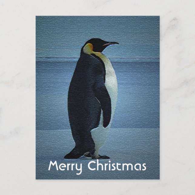 A Penguin Christmas Postcard (Front)
