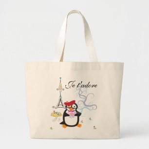 A Penguin in Paris Bag