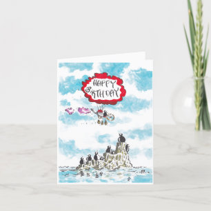 A Penguin Powered Birthday Card