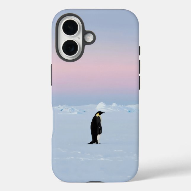 A penguin standing on pristine ice Case-Mate iPhone case (Back)