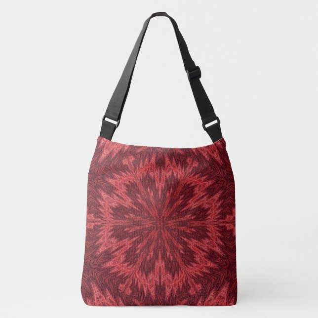 A PEONY IN RED CROSSBODY BAG (Front)