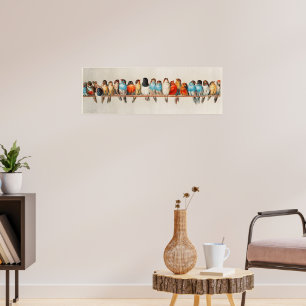 A Perch of Birds Remix Poster