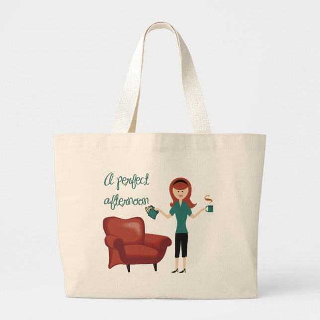 A Perfect Afternoon Book Tote (Front)