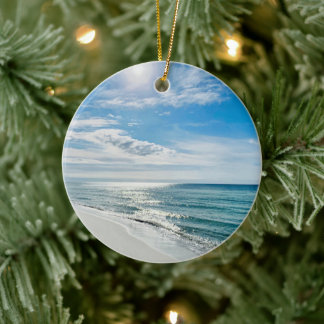A Perfect Beach Day My Happy Place Christmas Ceramic Tree Decoration
