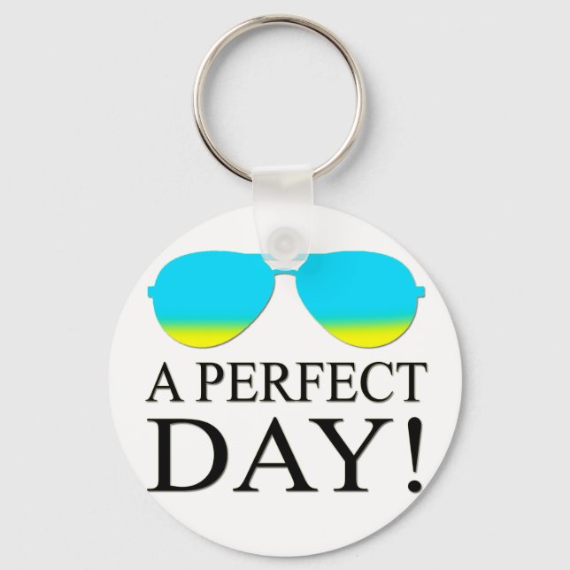 A-PERFECT-DAY-SUNGLASSES KEY RING (Front)