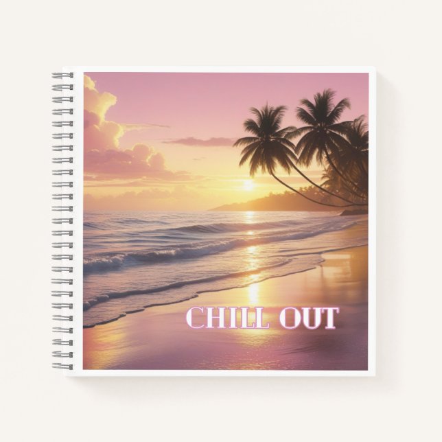 A perfect gift for writers, nature & ocean lovers notebook (Front)