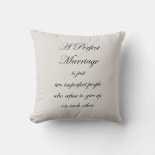 A Perfect Marriage Pillow