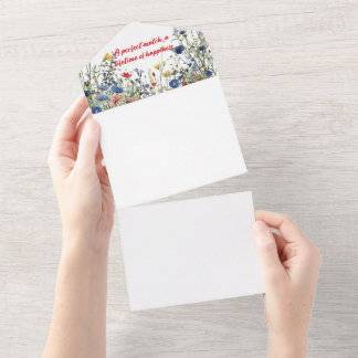A perfect match, a lifetime of happiness all in one invitation