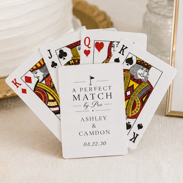 A Perfect Match by Par Wedding Favour Playing Cards (Creator Uploaded)