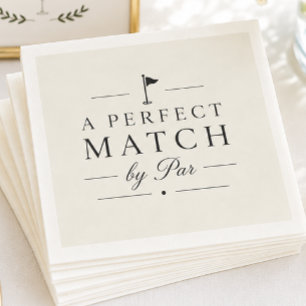 A Perfect Match by Par Wedding Napkin