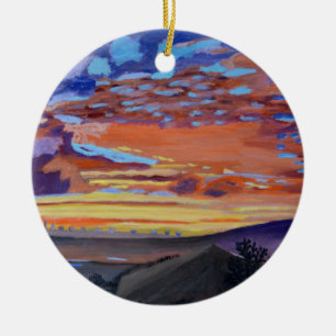 A perfect moment in time ceramic tree decoration