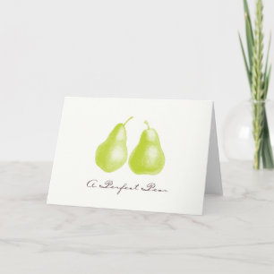 A Perfect Pear Card