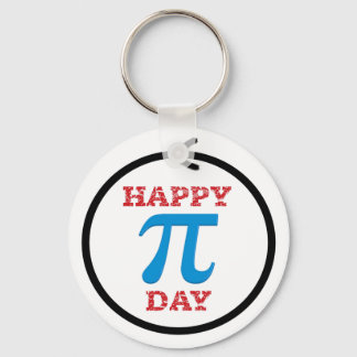 A perfect Pi Day circle Key Ring