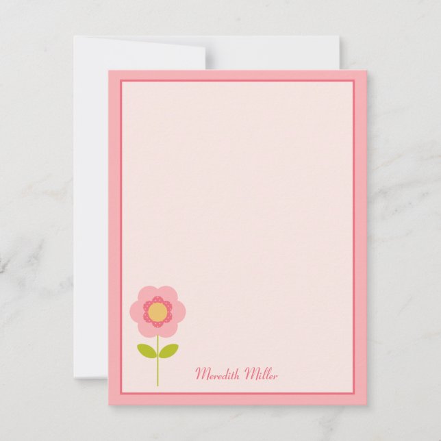 A Perfect Stem Flat Thank You Card (Front)