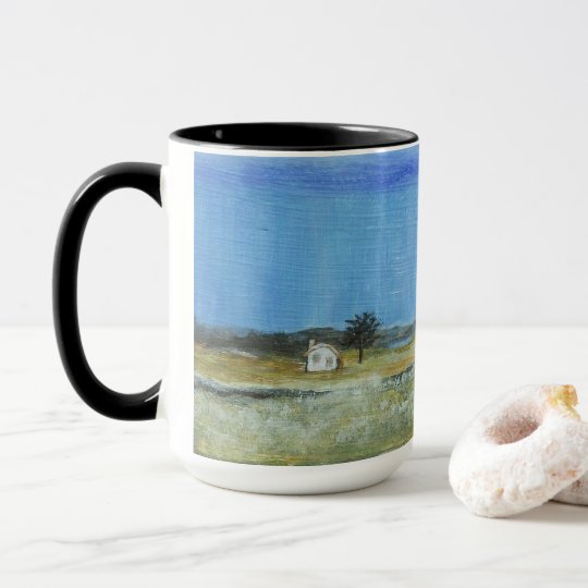 A Perfect Storm, Landscape Painting Large Coffee Mug