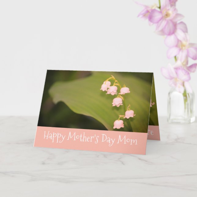 A Personalised Mothers Day Card (Orchid)