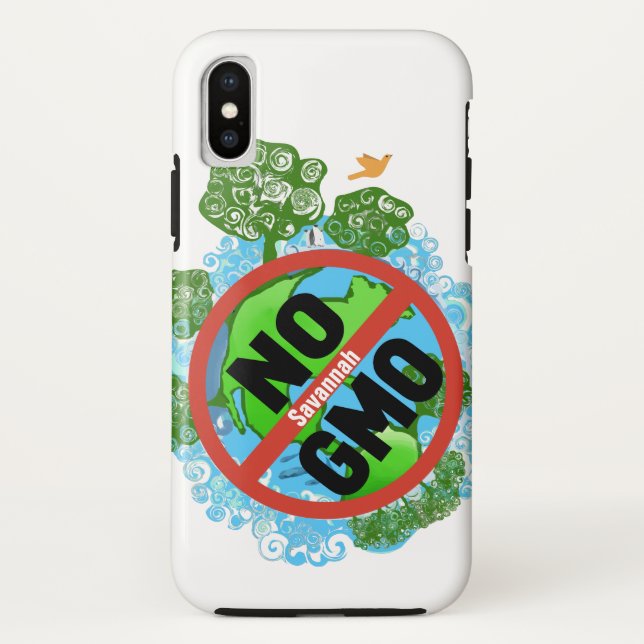 A Personalised NO GMO iphone 5 Case-Mate iPhone Case (Back)