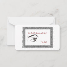 A personalising beautiful eye  Note Card