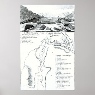 A Perspective View of Lake George Poster