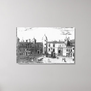 A Perspective View of the Parliament House Canvas Print