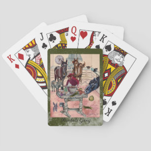 A pet sitters journal playing cards