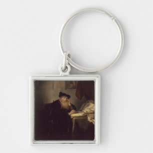 A Philosopher, 1635 (oil on panel) Key Ring