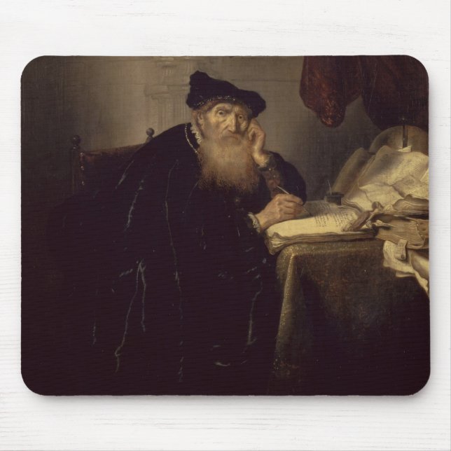 A Philosopher, 1635 (oil on panel) Mouse Mat (Front)