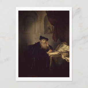 A Philosopher, 1635 (oil on panel) Postcard