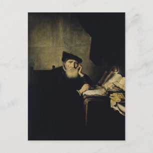 A Philosopher in his Study Postcard