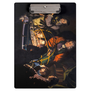 A Philosopher Lecturing on the Orrery Solar System Clipboard