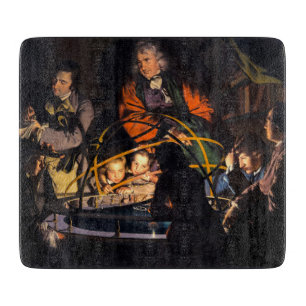 A Philosopher Lecturing on the Orrery Solar System Cutting Board