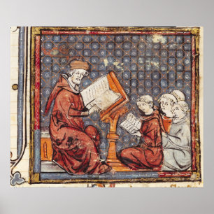 A Philosopher teaching in Paris Poster