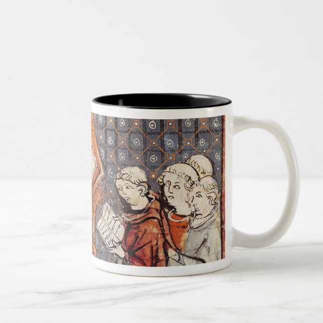 A Philosopher teaching in Paris Two-Tone Coffee Mug (Right)