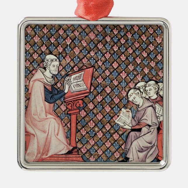 A philosophy lesson metal tree decoration (Front)