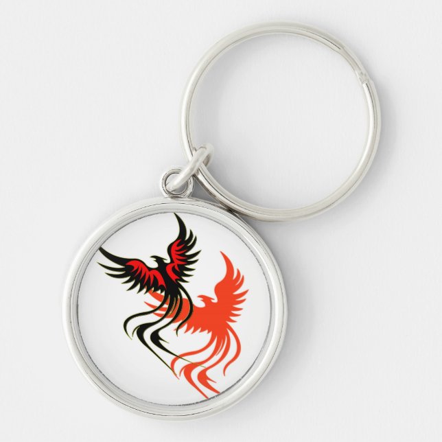 A Phoenix's Shadow Keychain (Front)