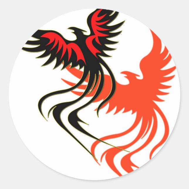 A Phoenix's Shadow Sticker (Front)