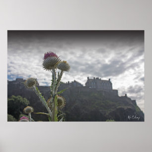 A photo poster print of Edinburgh Castle.